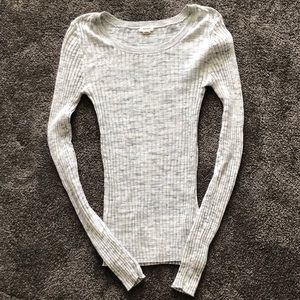 Garage Grey Fitted Sweater